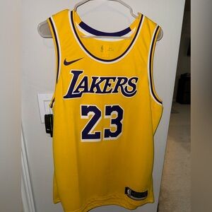 NBA Los Angeles Lakers Yellow/Purple #23 Jersey